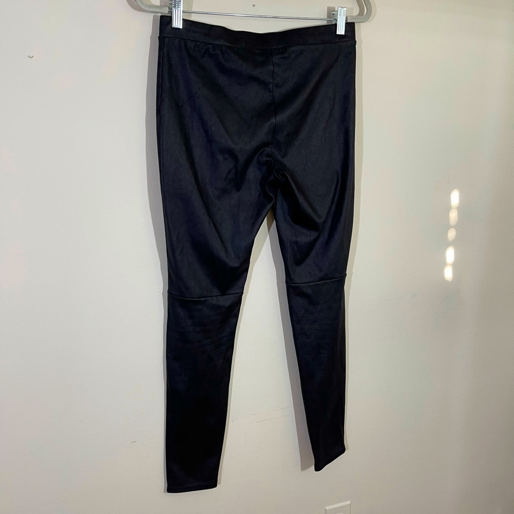 Trouvé sz Md pant slim fit pull on feels like soft leather but not